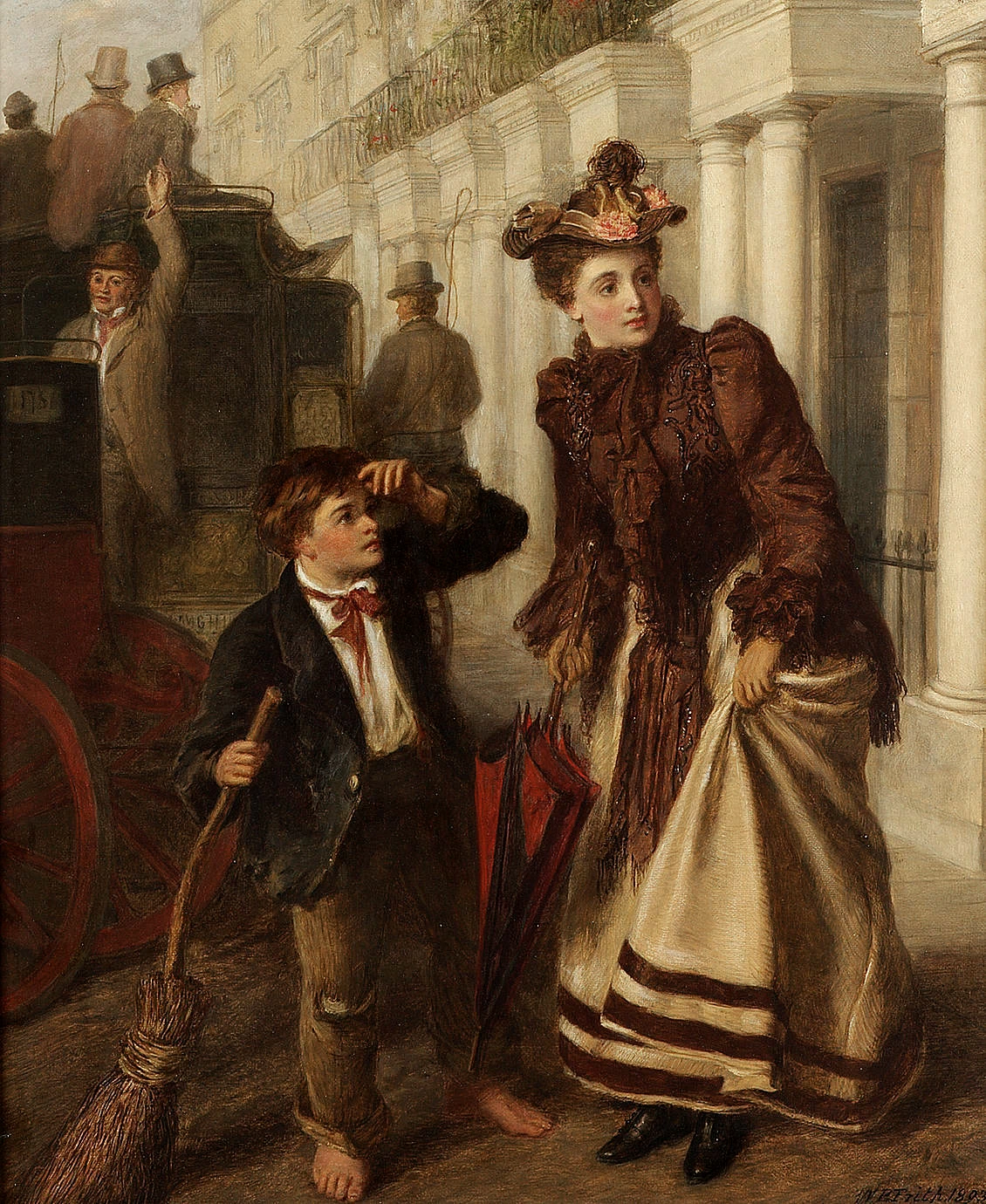 Lo spazzino dell'incrocio 1893